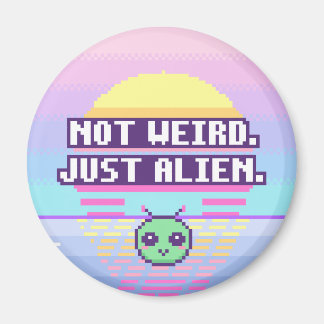 Pas bizarre. Juste extraterrestre. Aimant à pixels