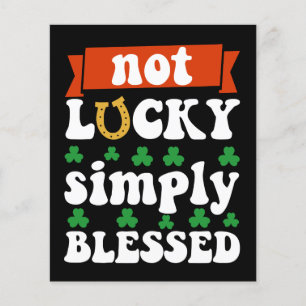 Pas chanceux simplement bénis St. Patrick's Day