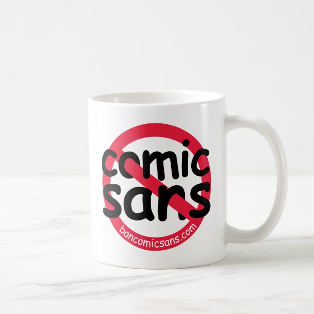 Pas comique sans la tasse (Droite)