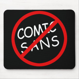 Pas comique sans le tapis de souris