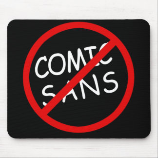 Pas comique sans le tapis de souris