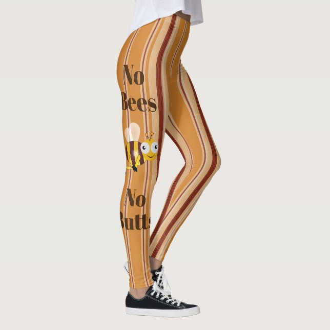 Pas d'abeilles Pas de boutons Leggings (Droite)