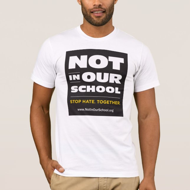 Pas dans notre T-shirt de base d'école (unisexe) (Devant)