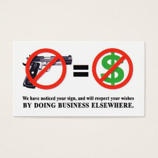 Pas d'armes. Pas de carte bancaire