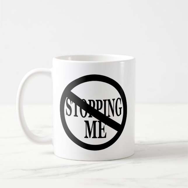 Pas d'arrêt de la Mug Motivationnelle (Gauche)