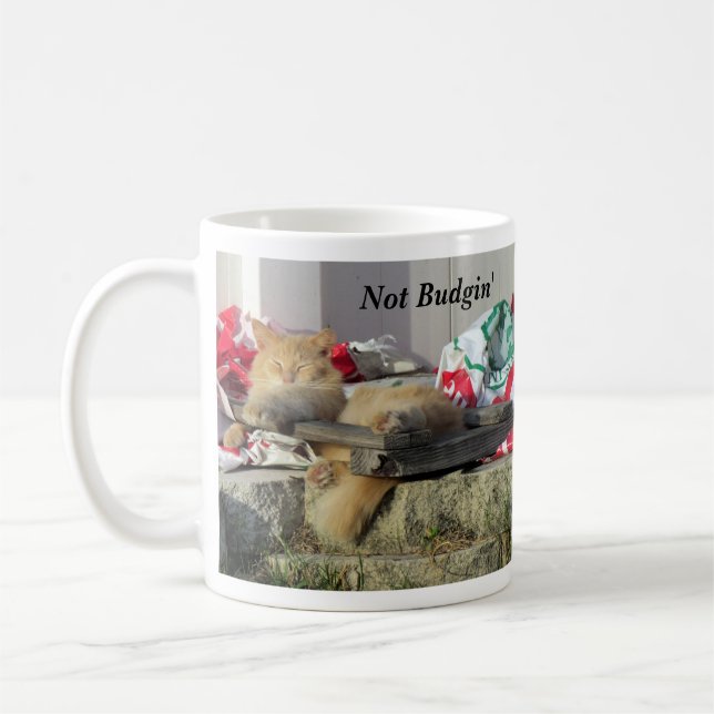 Pas de budget jusqu'à ce que j'ai du café — Mug de (Gauche)