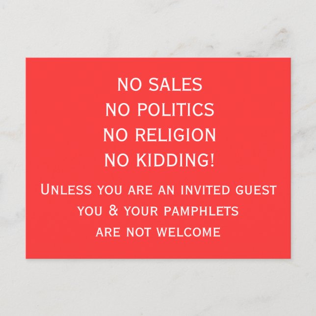 Pas de carte postale (Devant)