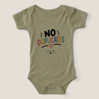 Pas de Doublons – Enfant Unique Design Drôle pour