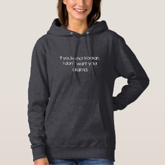 Pas de drame Sweat - shirt à capuche féminine
