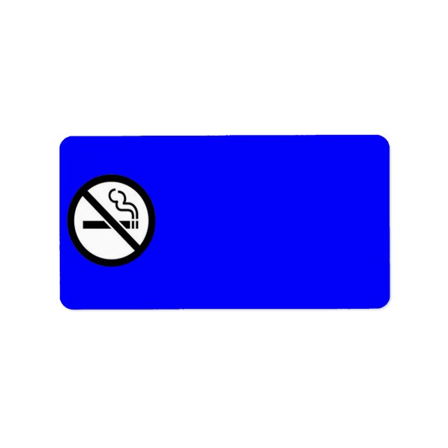 Pas de Étiquette de adresse de tabac (Devant)