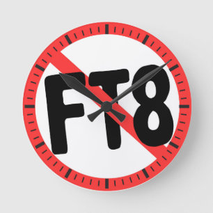 Pas de horloge murale FT8