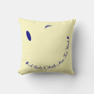 Pas De Mots, Sourires Dit Que Tout Jetait Oreiller