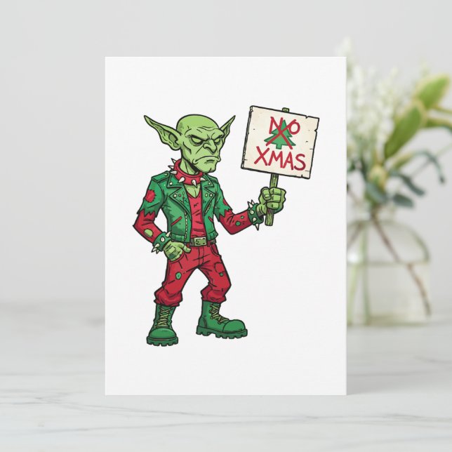 Pas de Noël – Style d'alien rebelle (Debout devant)