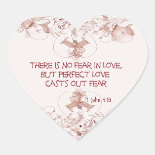 Pas de peur dans l'amour Stickers