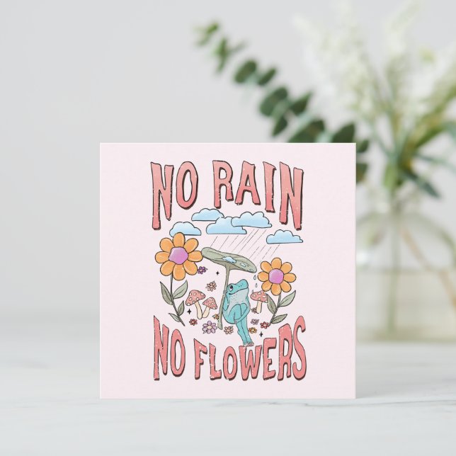 Pas de pluie Pas de fleur - Floral Inspirationnel (Debout devant)