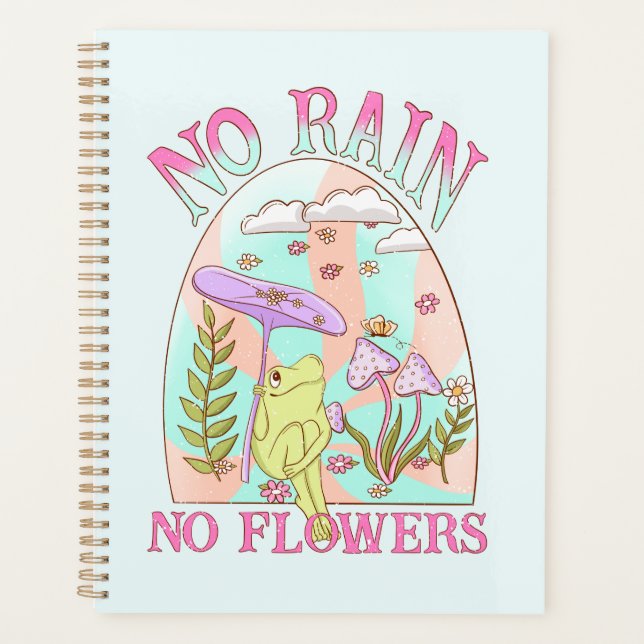 Pas de pluie, pas de fleurs - Floral et champignon (Devant)