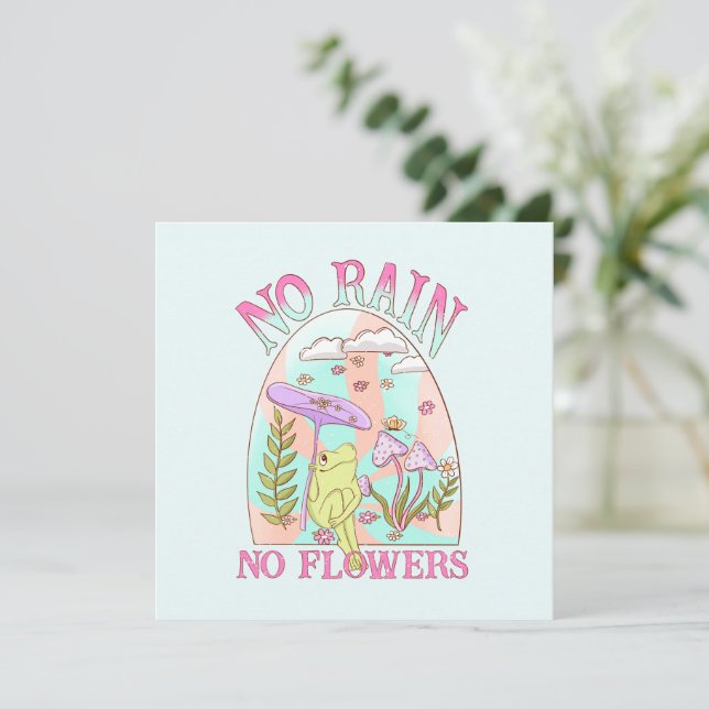 Pas de pluie, pas de fleurs - Floral et champignon (Debout devant)