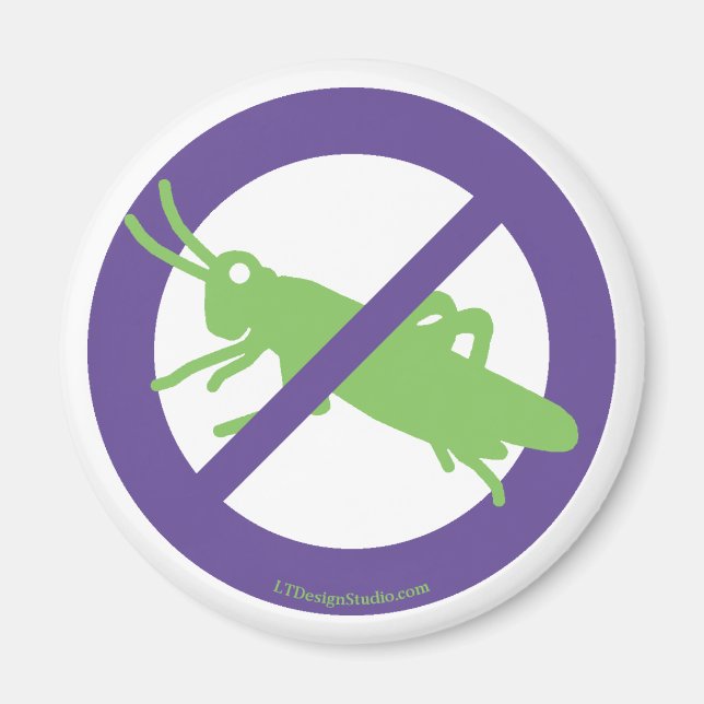 Pas de sauterelles - Aimant (Devant)