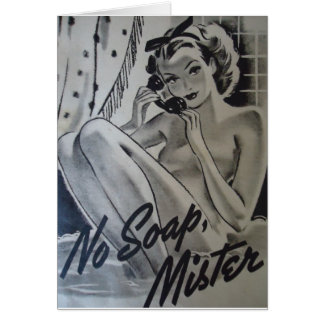 Pas de savon, Monsieur