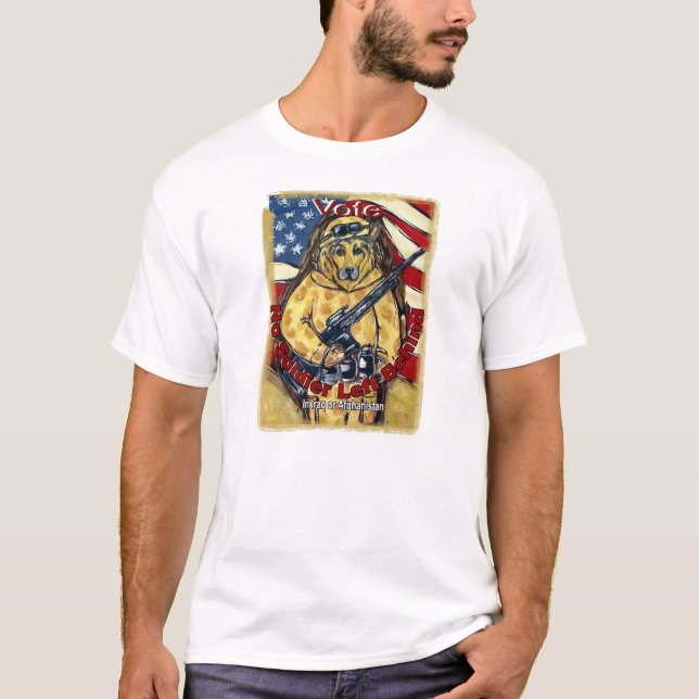 " Pas de soldat laissé pour compte" T-shirts pour  (Devant)