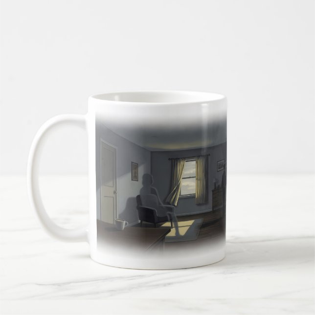 Pas de soleil Chaise vide Mug solitaire (Gauche)