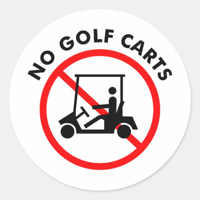Pas de Stickers Cartes de Golf (Devant)