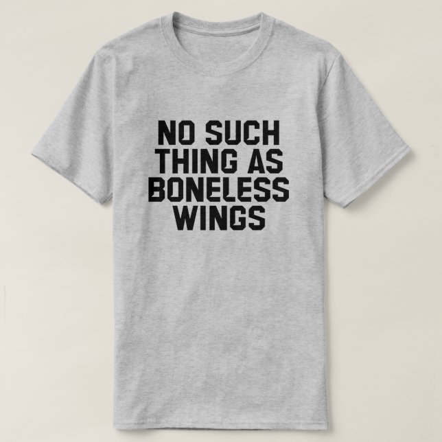 Pas De T-shirt Boneless Wings (Design devant)