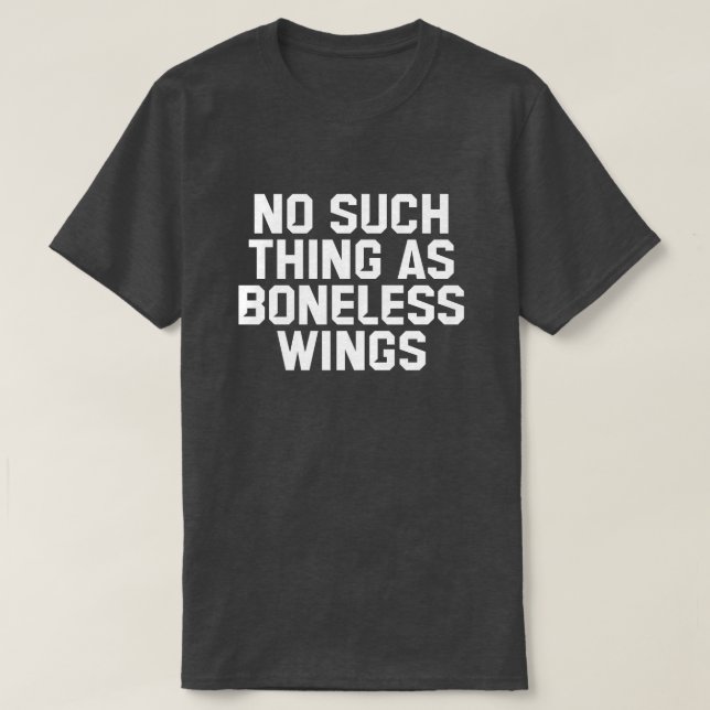 Pas De T-shirt Boneless Wings (Design devant)