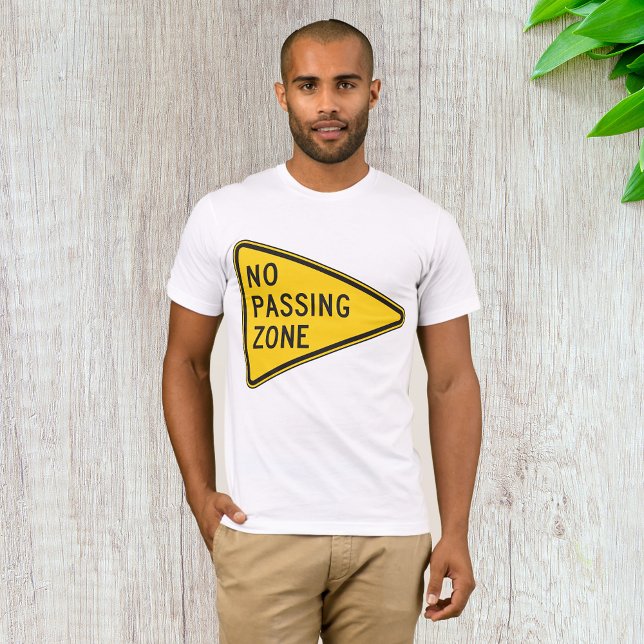Pas de T-shirt homme de zone de passage (Créateur téléchargé)