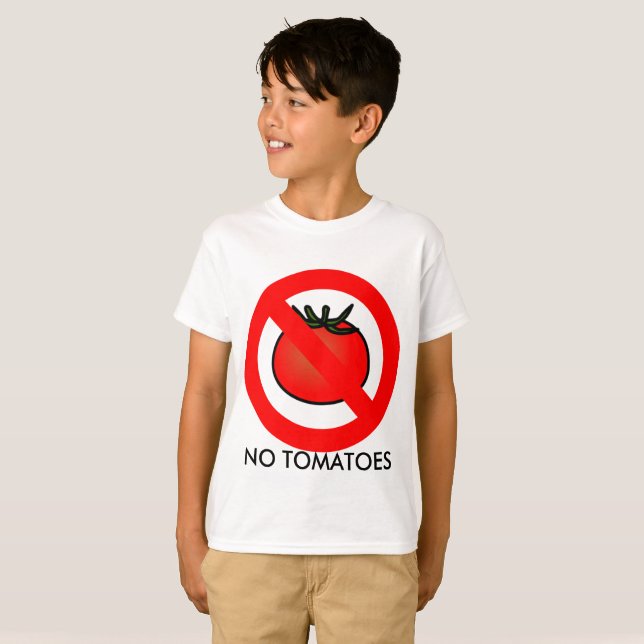 Pas de T-shirt tomates, Enfants (Devant entier)