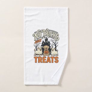 Pas de tours juste des friandises Halloween Chien 