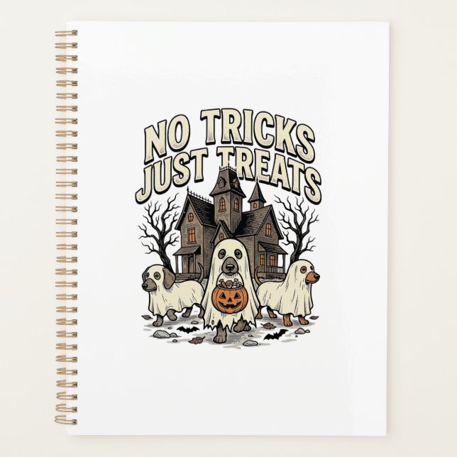 Pas de tours juste des friandises Halloween Dachsh (Devant)