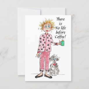 Pas De Vie Avant Le Café Vieux Dire Dessin Vert