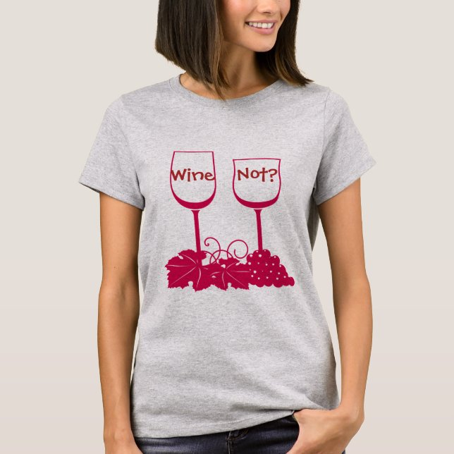 Pas de vin ? T-shirts (Devant)