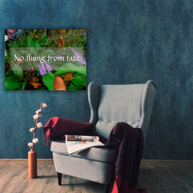 Pas de vol de la sagesse du destin dire affiche (Créateur téléchargé)