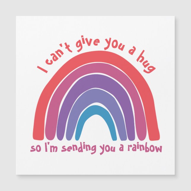 Pas d'ennuis vous envoyant un arc-en-ciel vous pen (Devant)