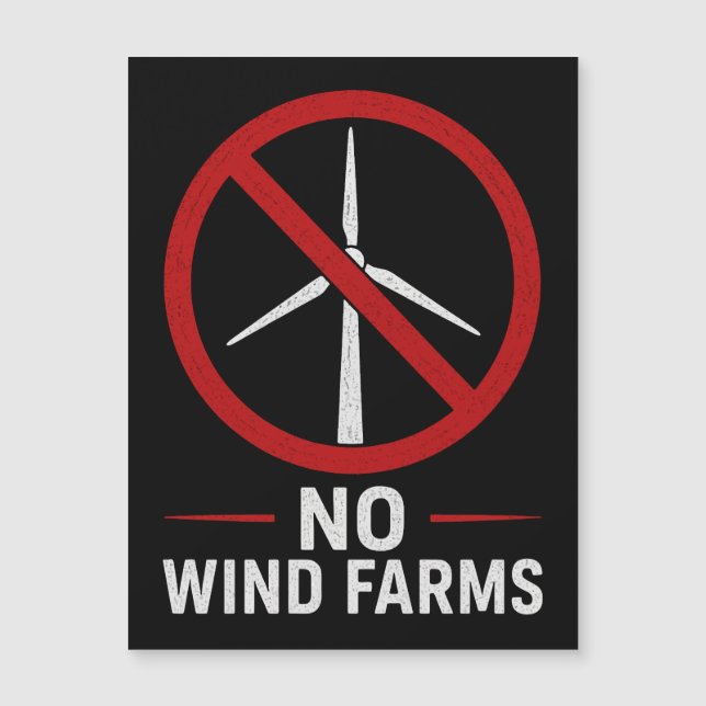 Pas d'éoliennes - Pas de parcs éoliens (Devant)