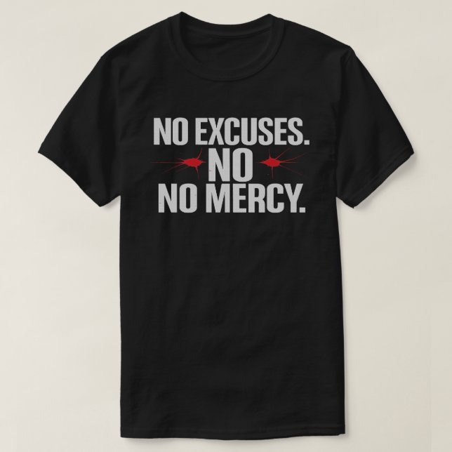 Pas D'Excuse Non Merci - T-Shirt De Salle De Sport (Design devant)