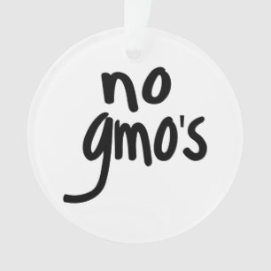Pas d'OGM Promouvoir des aliments sains Blanc