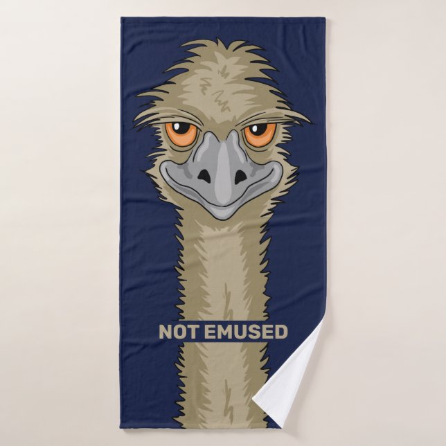 Pas Emused Funny Emu Pun (Serviette de bain)