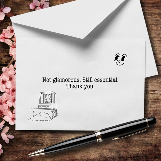 Pas glamour. Mais essentiel. Merci (Because the work that matters most isn’t always glamorous.)