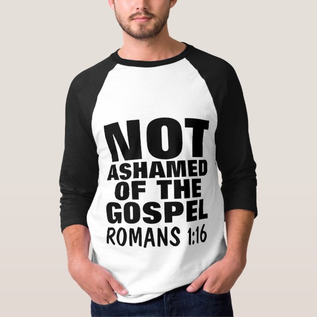 PAS HABITUÉ DES T-SHIRTS CHRÉTIENS DE L'ÉVANGILE (Devant)