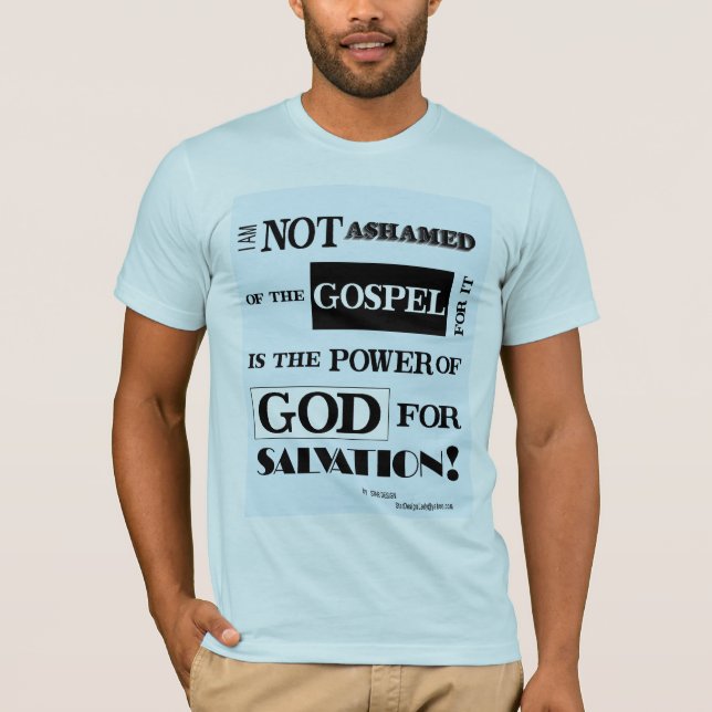 Pas honteux de l'Évangile T-shirt (Devant)
