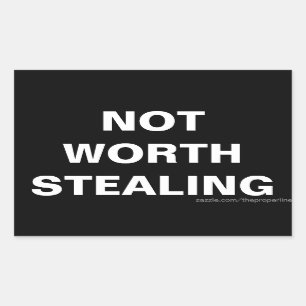 Pas intéressant voler des autocollants