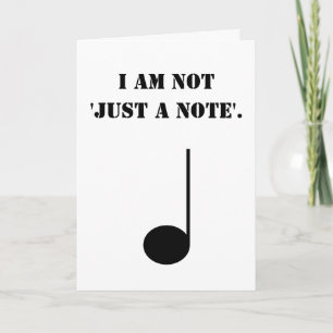 Pas juste une note drôle humoristique musique à th