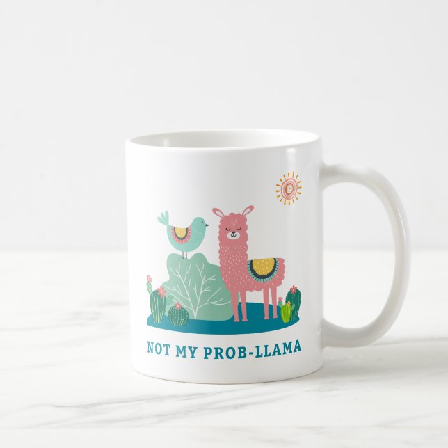 Pas ma Mug à pistolet Prob-llama (Droite)