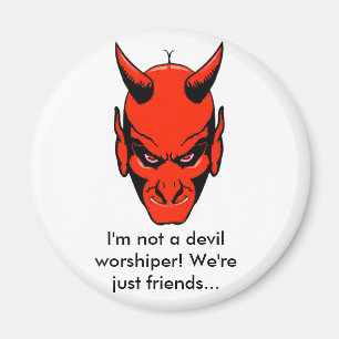 Pas magnet d'un croyant de diable