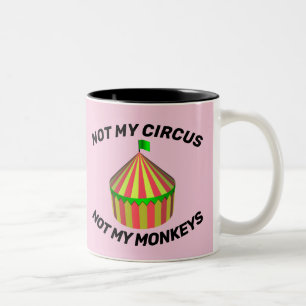 PAS MON CIRCUS PAS MES SINGES CAFÉ MUGS