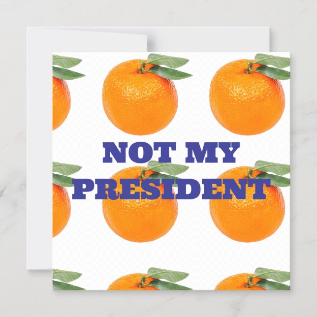 PAS MON PRÉSIDENT MAGNET (Recto)