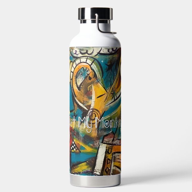 Pas mon singe" Bouteille d'eau (Droite)